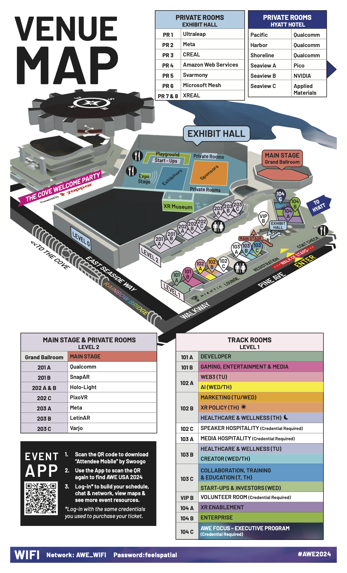 AWE USA 2024 Venue Map