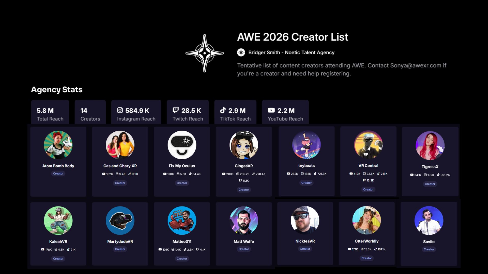 Creators at AWE USA 2026