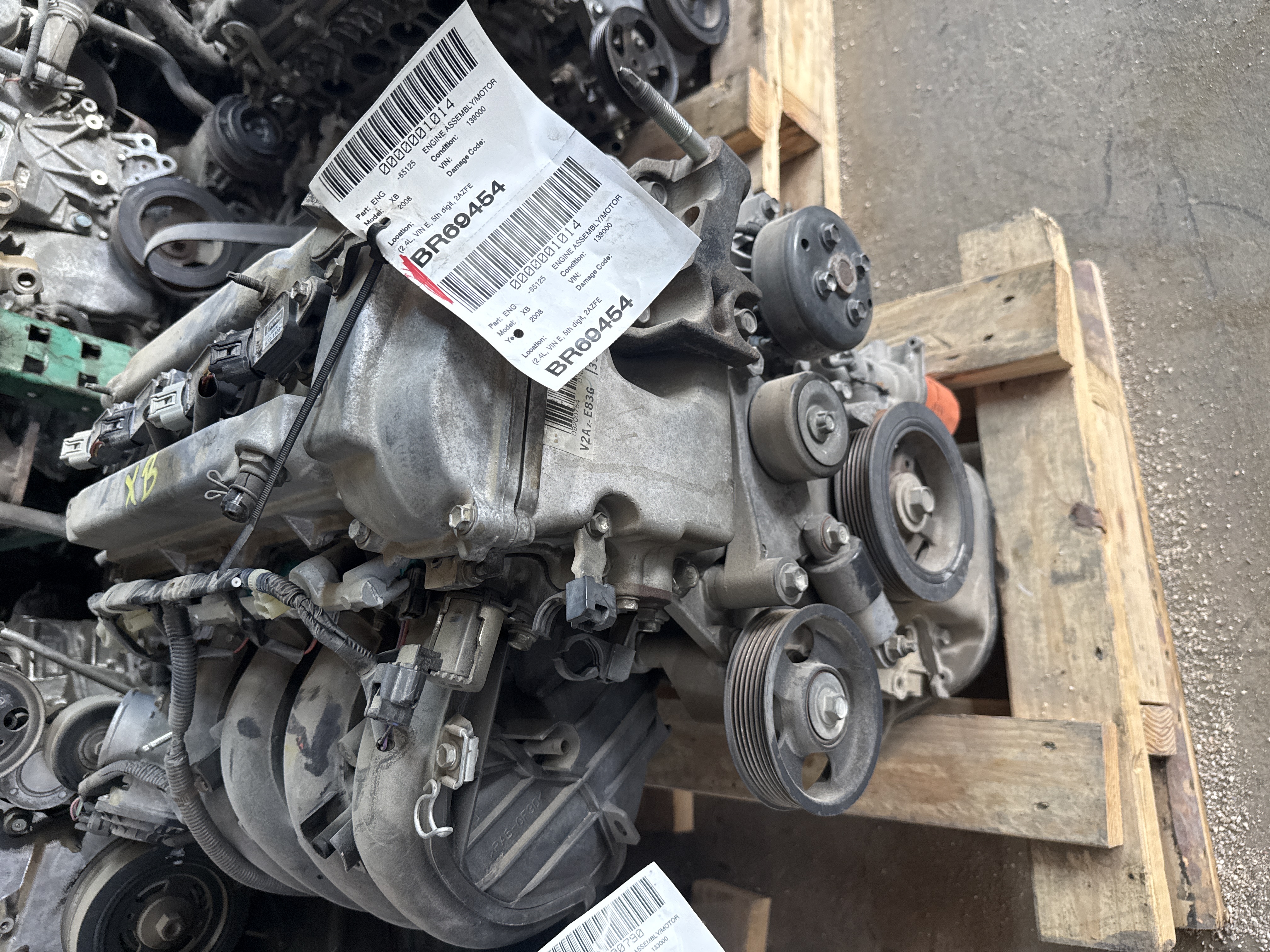 2008 Scion XB (2.4L, VIN E, 5th digit, 2AZFE engine)