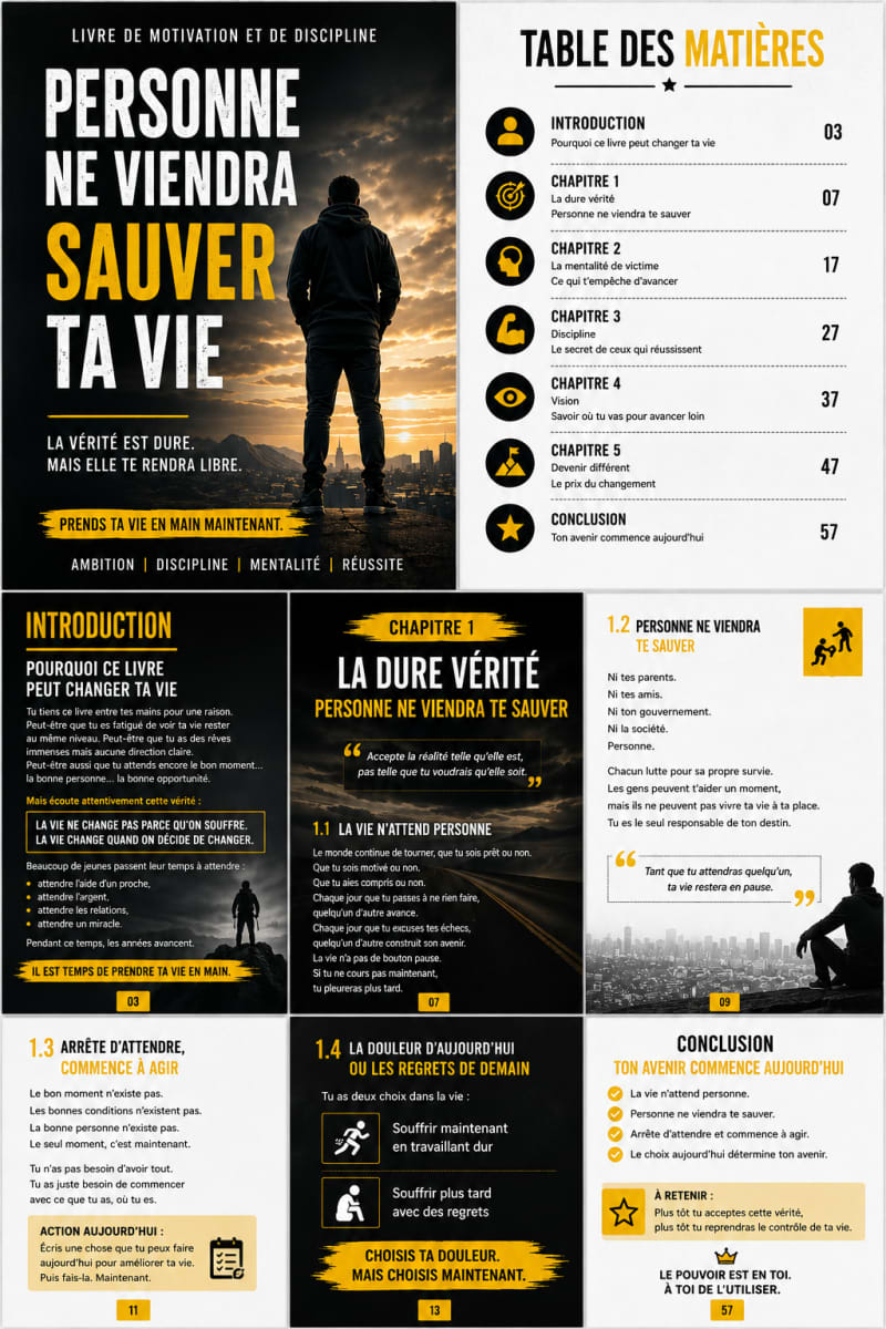 PERSONNE NE VIENDRA SAUVER TA VIE