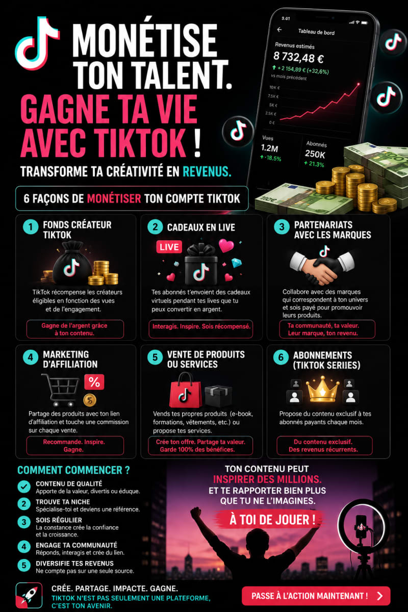 Comment monétiser son tiktok