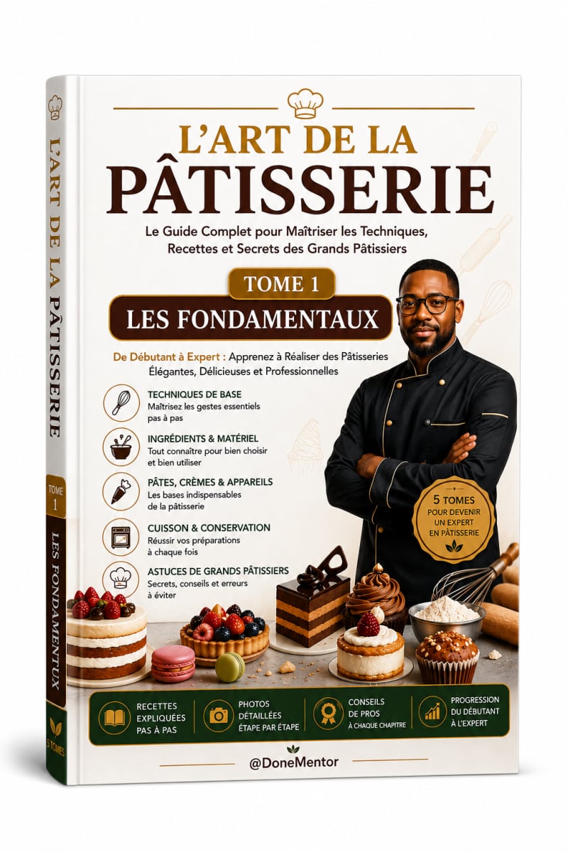 L'ART DE LA PÂTISSERIE Tome1 -Guide pour un bon pâtissier