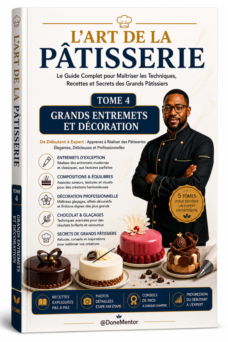 L'ART DE LA PÂTISSERIE - Tome 4 Grands entrements et décoration