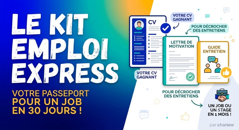 Décrochez votre job ou stage de rêve en seulement 30 jours