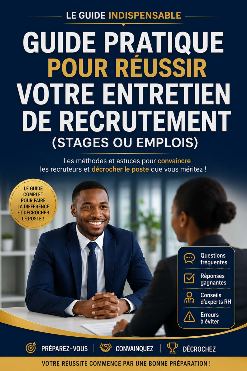 Guide pratique pour réussir votre entretien de recrutement (stages ou emplois).