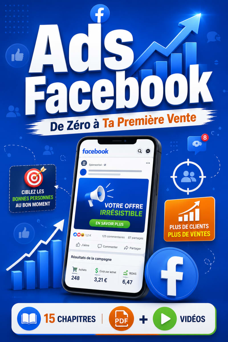 Ads Facebook : De Zéro à Ta Première Vente