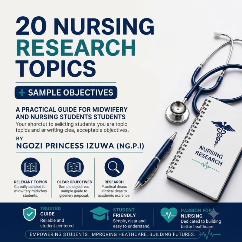 20 Nursing Research Topics + Sample Objectives