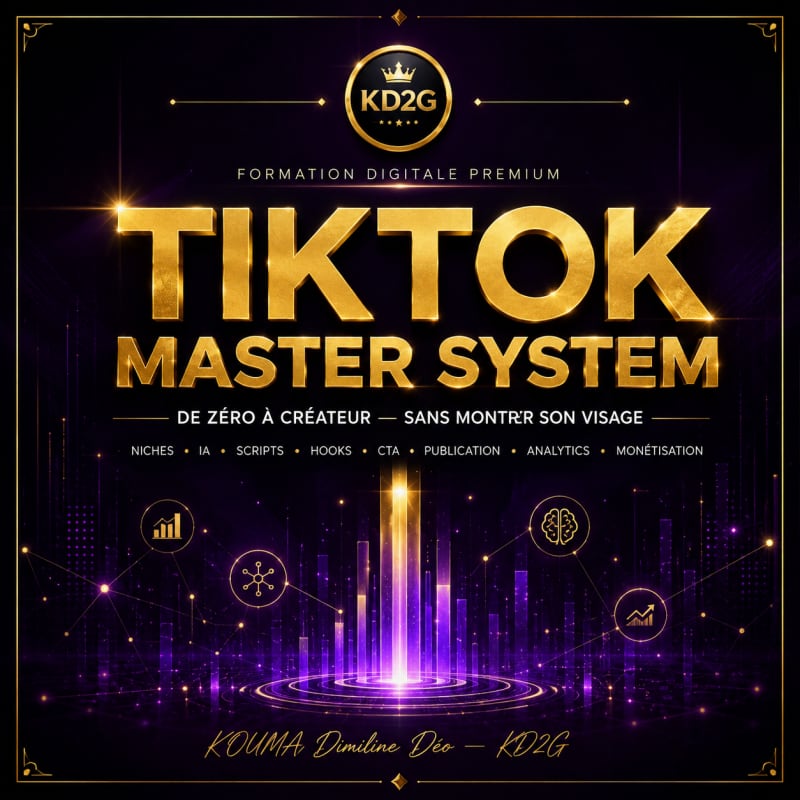 TikTok master system de zéro à créateur expérimenté