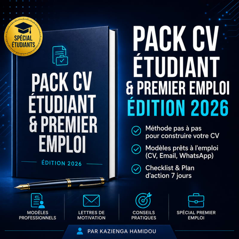 Pack CV étudiants & premier emploi