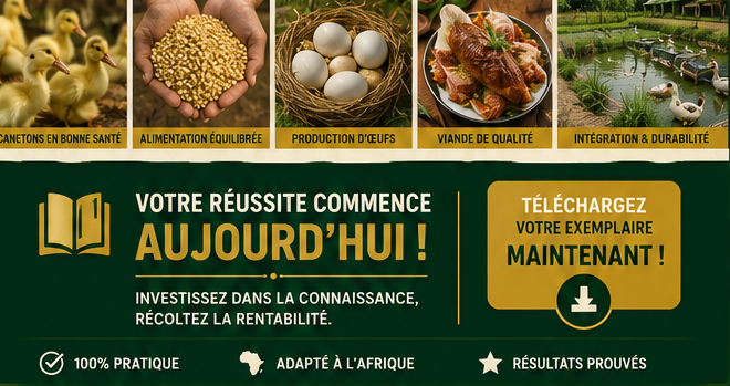 Formation sur l'élevage de canard en Afrique.