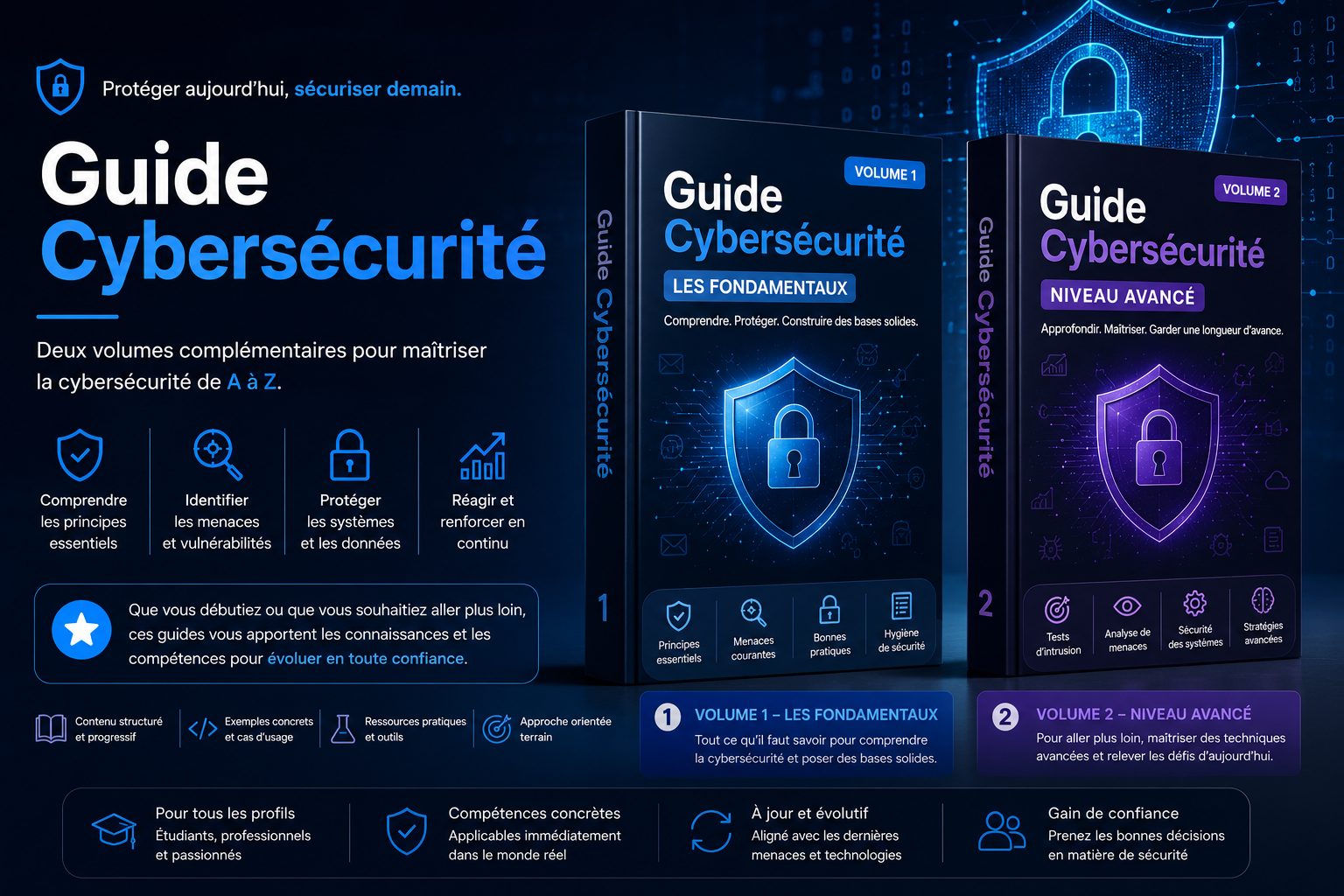 Guide Cybersécurité — Volume 1 : Les Fondamentaux Guide Cybersécurité — Volume 2 : Niveau Avancé