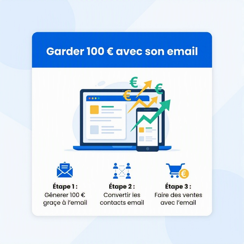 Comment gagner 100€ par jour avec votre boîte email