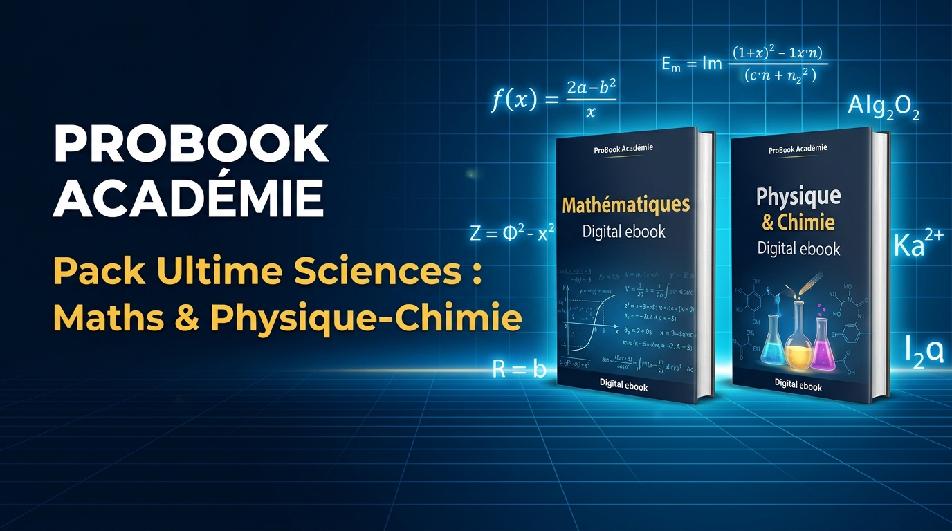 Pack Ultime Sciences : Maths + Physique-Chimie (2 E-books)