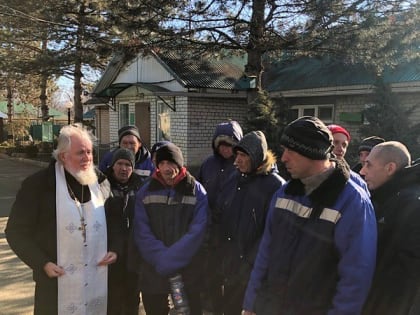 В праздник Крещения Господня священник посетил психоневрологический интернат города Невинномысска