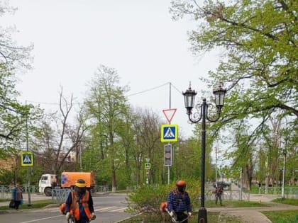 Коммунальщики Невинномысска проводят в городе покос травы