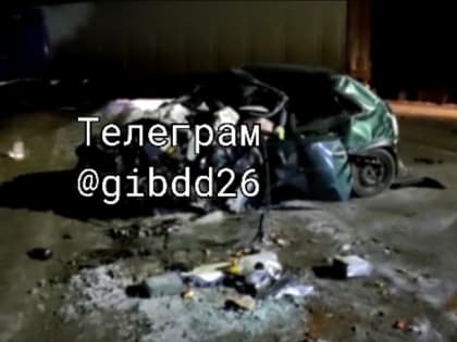 На Ставрополье водитель во время езды по встречной полосе столкнулась с грузовиком и погибла