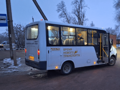 В Туркменском округе начал работу муниципальный пассажирский транспорт