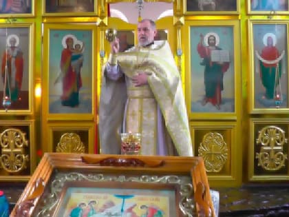 В тюремном храме совершена Божественная литургия