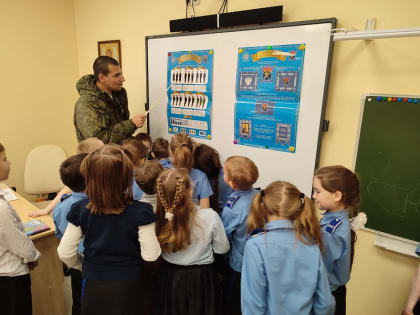 Занятия по казачьему компоненту прошли в Православной Свято-Владимирской гимназии города Ставрополя