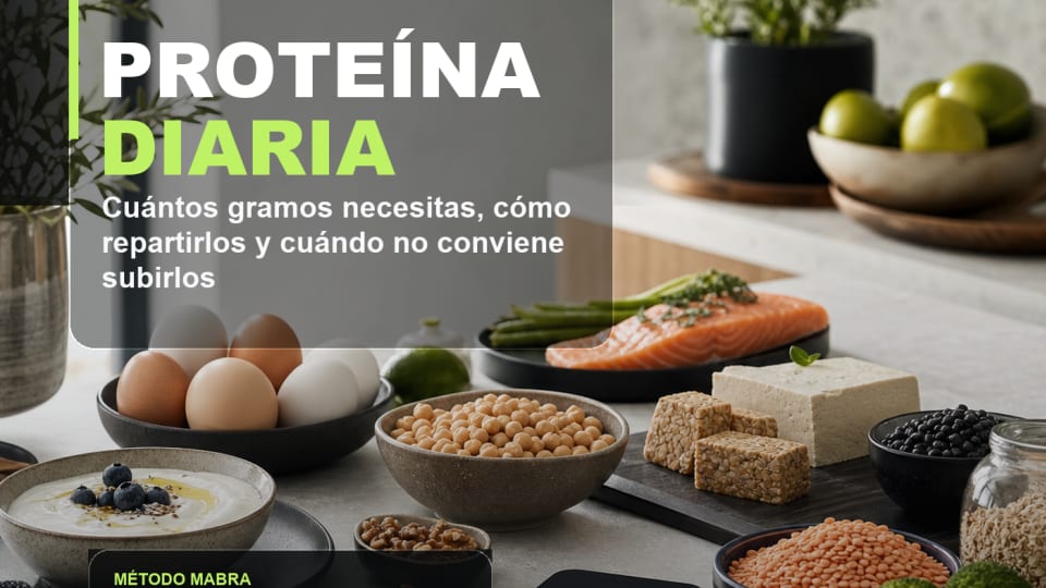 Cuánta proteína al día: gramos por kilo y cómo repartirla