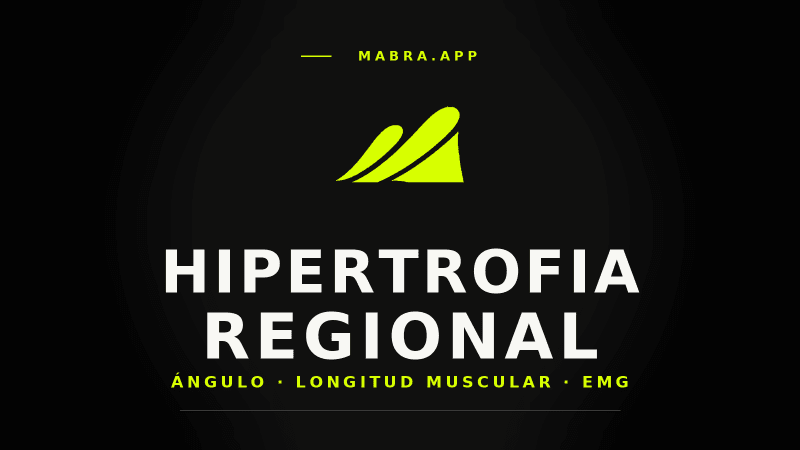 Hipertrofia regional: ángulo, longitud y EMG | MABRA