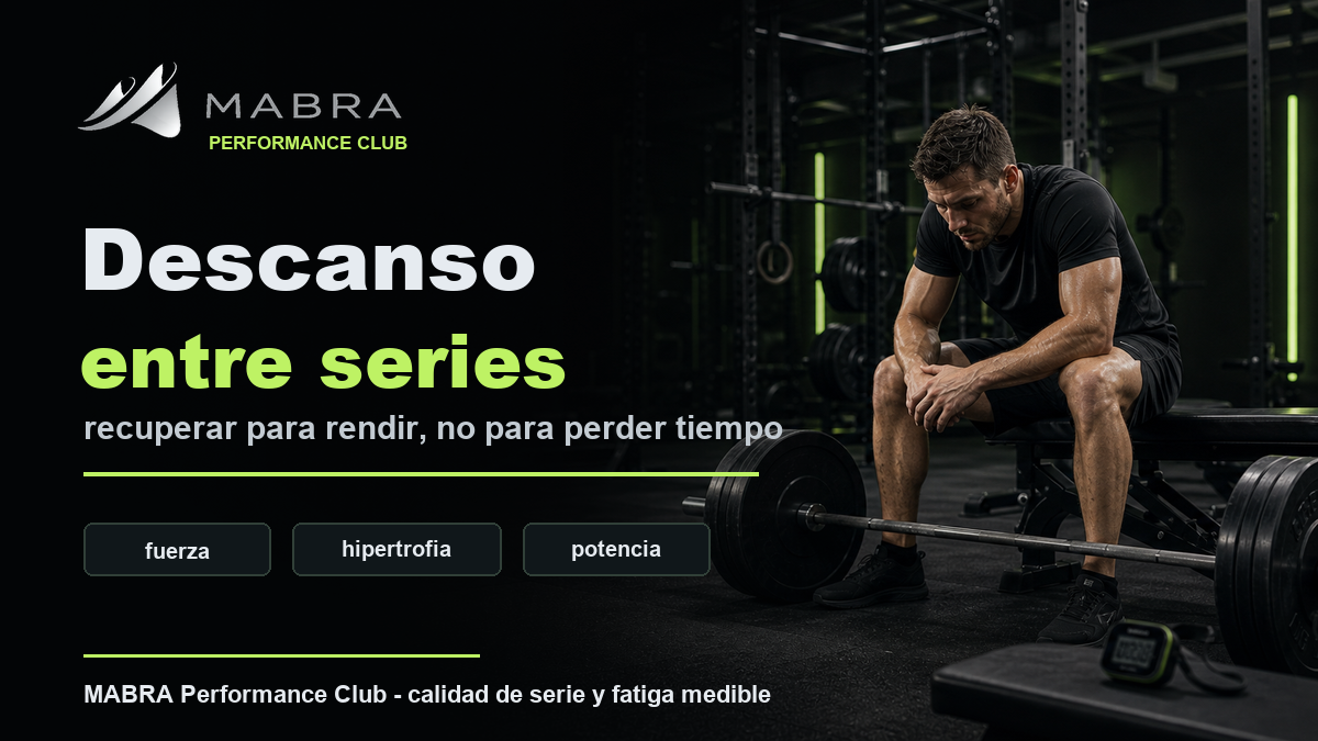 Descanso entre series: cuánto recuperar para fuerza, hipertrofia y rendimiento