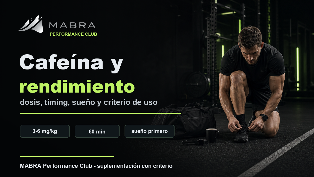 Cafeína y rendimiento deportivo: dosis, timing y cuándo no conviene