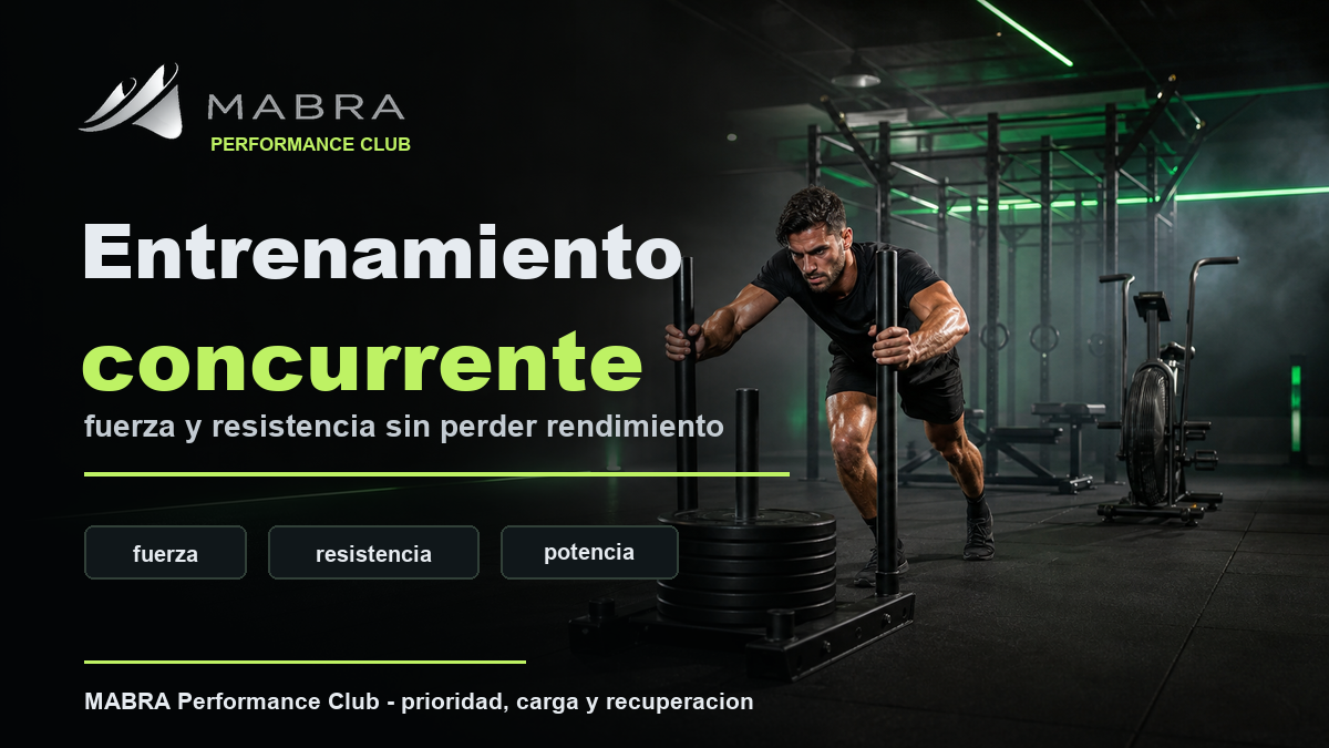 Entrenamiento concurrente: fuerza y resistencia sin perder rendimiento