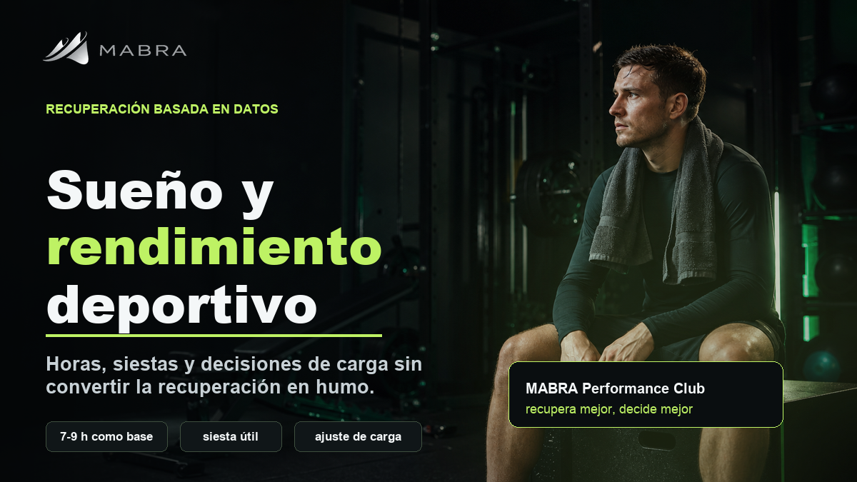 Sueño y rendimiento deportivo: cómo dormir para entrenar mejor