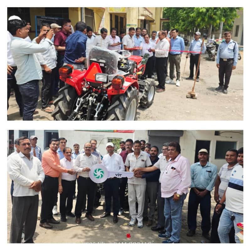 Inauguration of Small Tractor with Rotavator