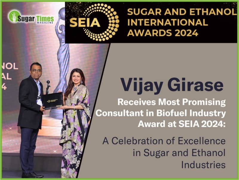 Vijay Girase Receives Most Promising Consultant in Biofuel Industry Award at SEIA 2024