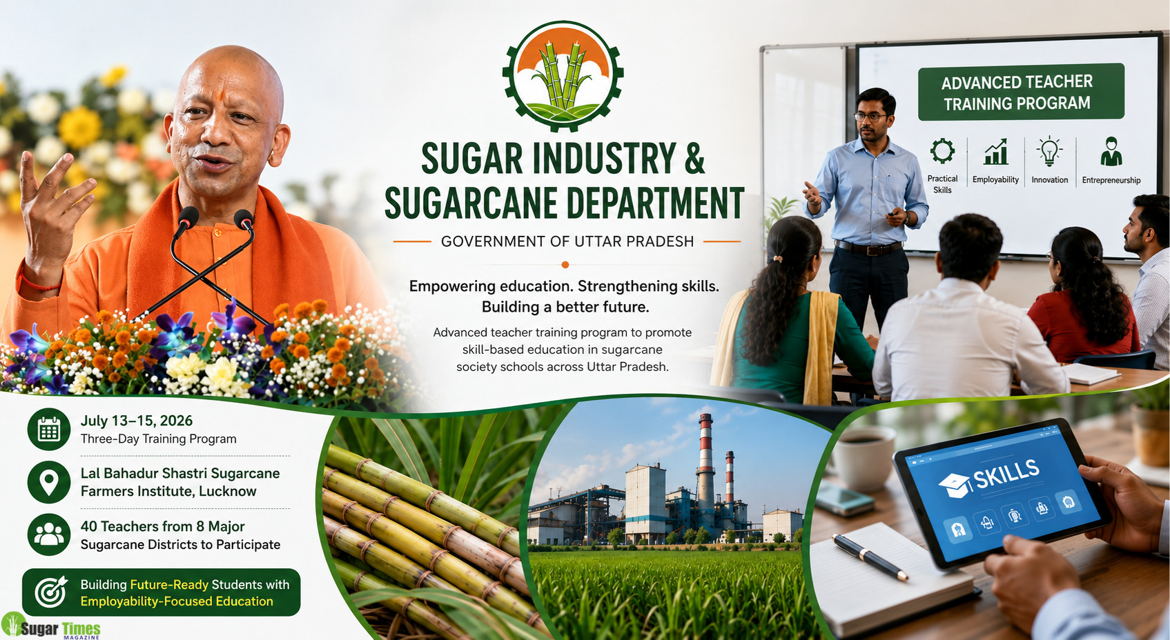 UP Sugarcane Society School Teachers to Receive Skill Development Training for Student Empowerment