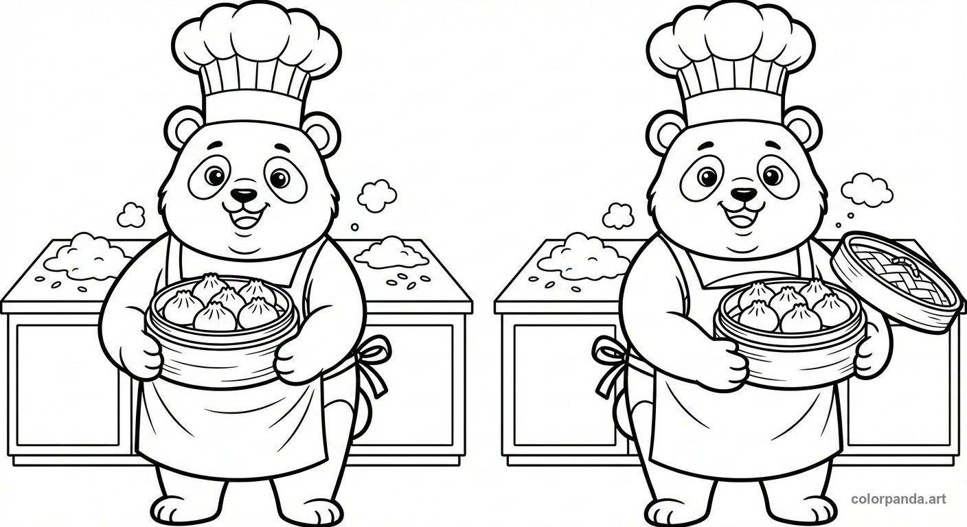 Cute Baby Panda Eating Bamboo