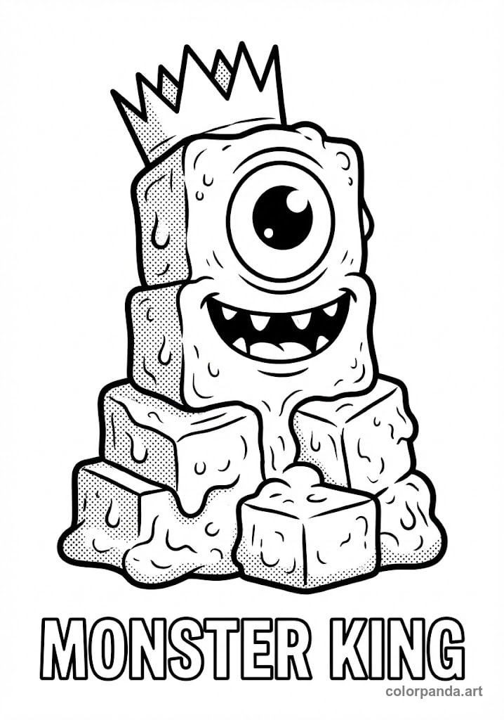 Rainbow Friends Blue Coloring Page - Printable Roblox Character Art