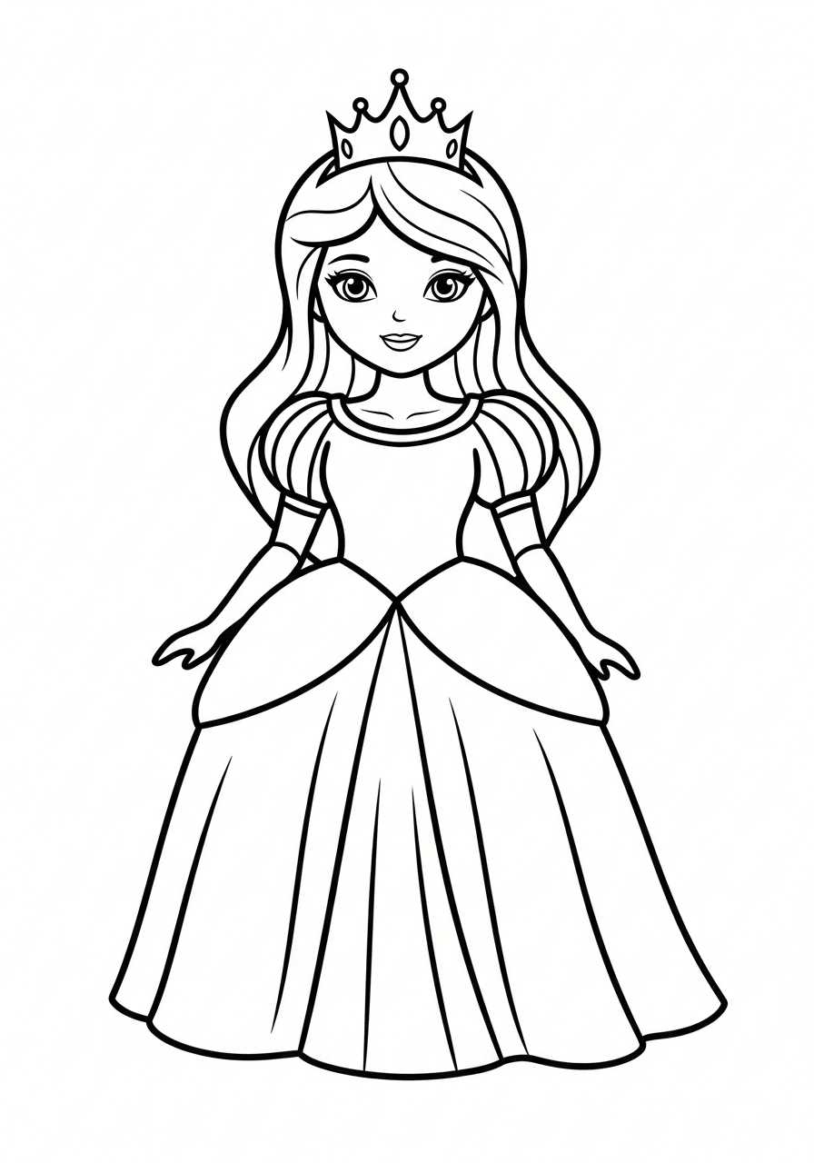 Princess Coloring Fun
