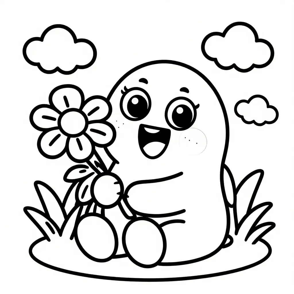 Glad Varelse med Fantasiblomma