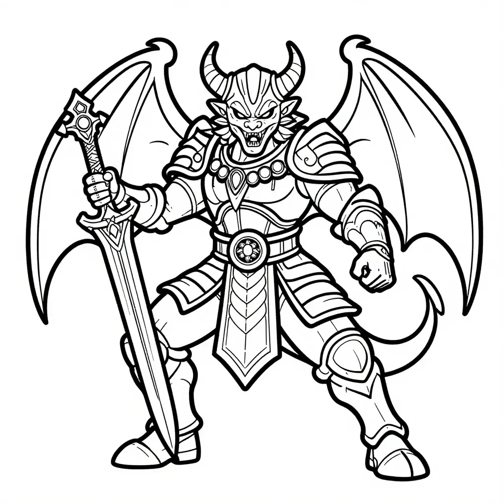 Cazador de Demonios vs Demonio Alado Épico