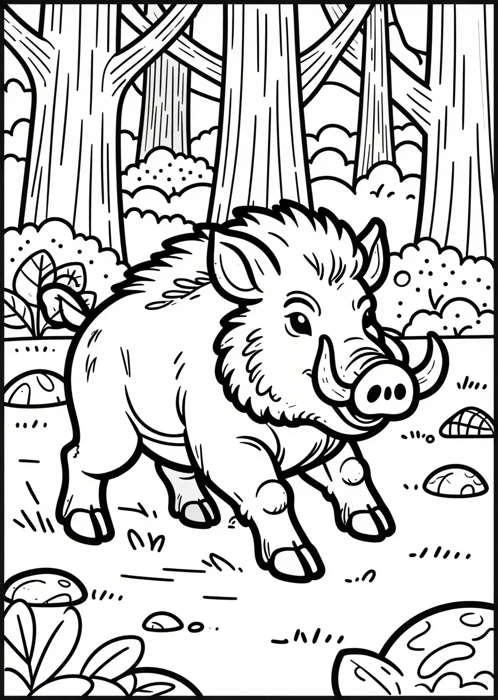 Charging Wild Boar Forest Adventure