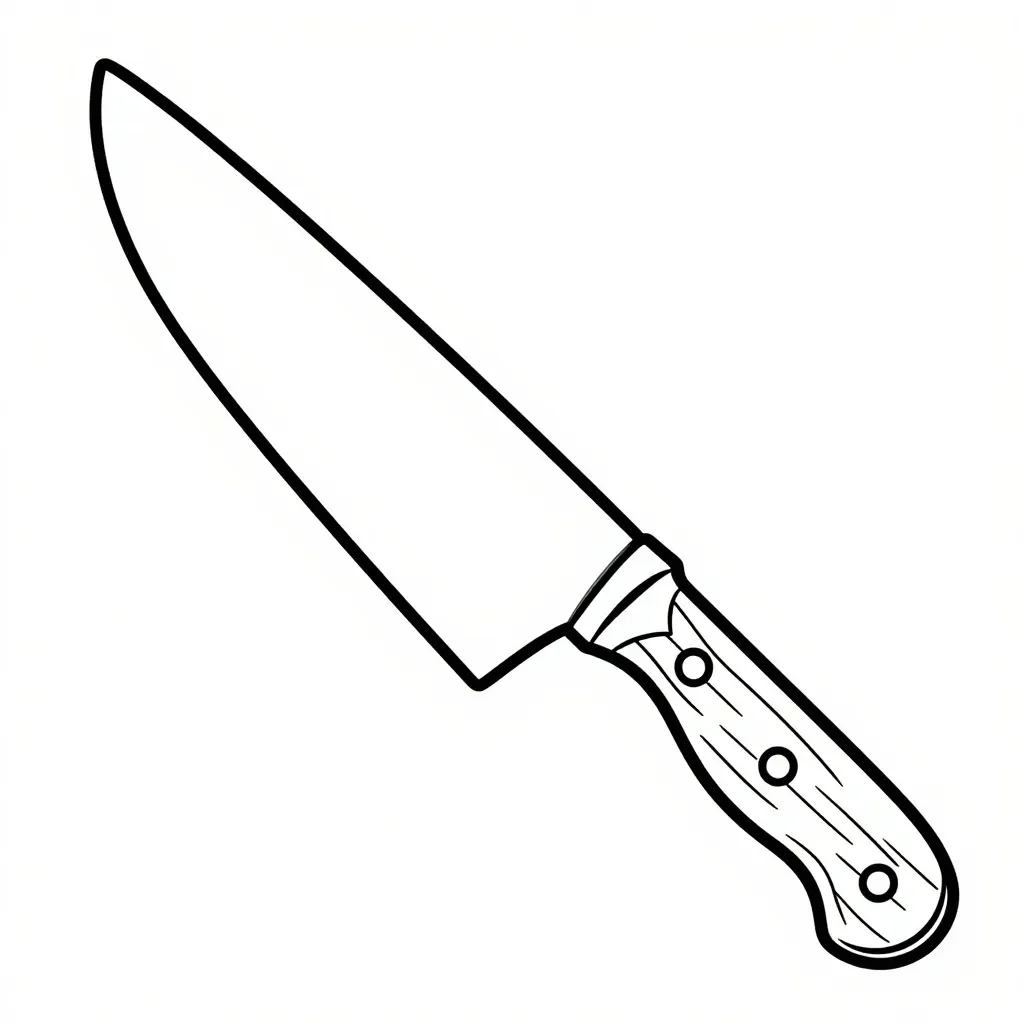 Kockens Väsentliga Kniv Målarbild