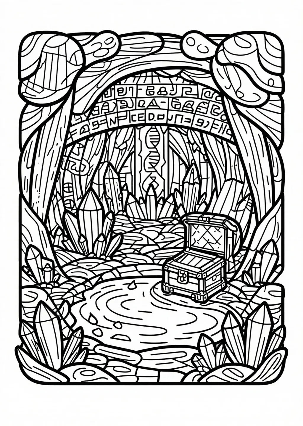 Enchanted Crystal Grotto Treasure Hunt