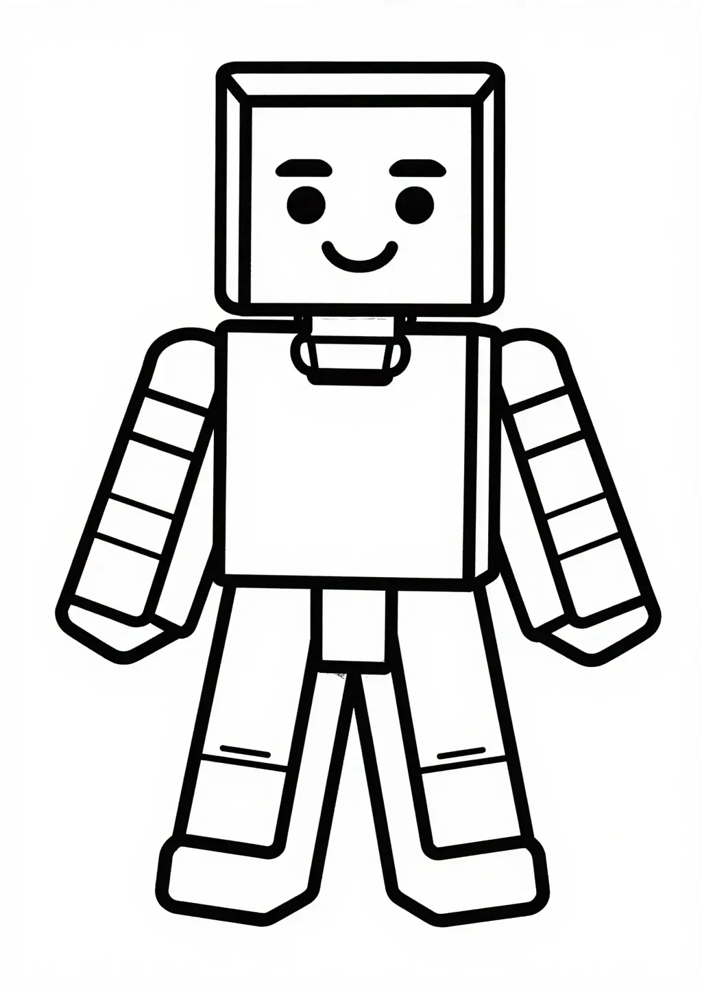 Joyeux Personnage Roblox à Colorier !