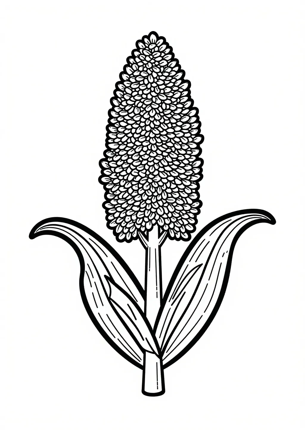 Intricate Quinoa Plant: A Coloring Journey