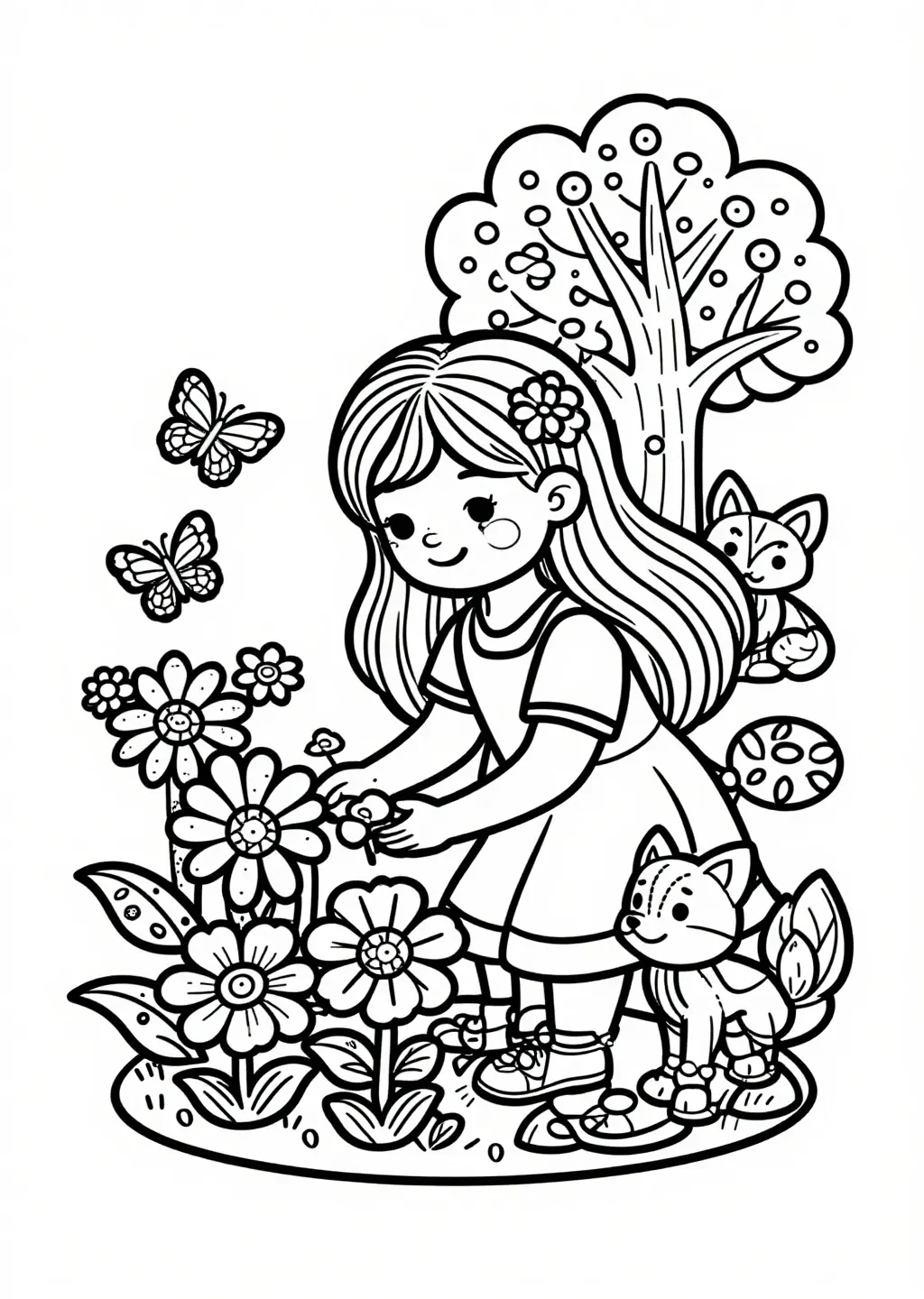 Emelie & Fantasy Garden Coloring Adventure