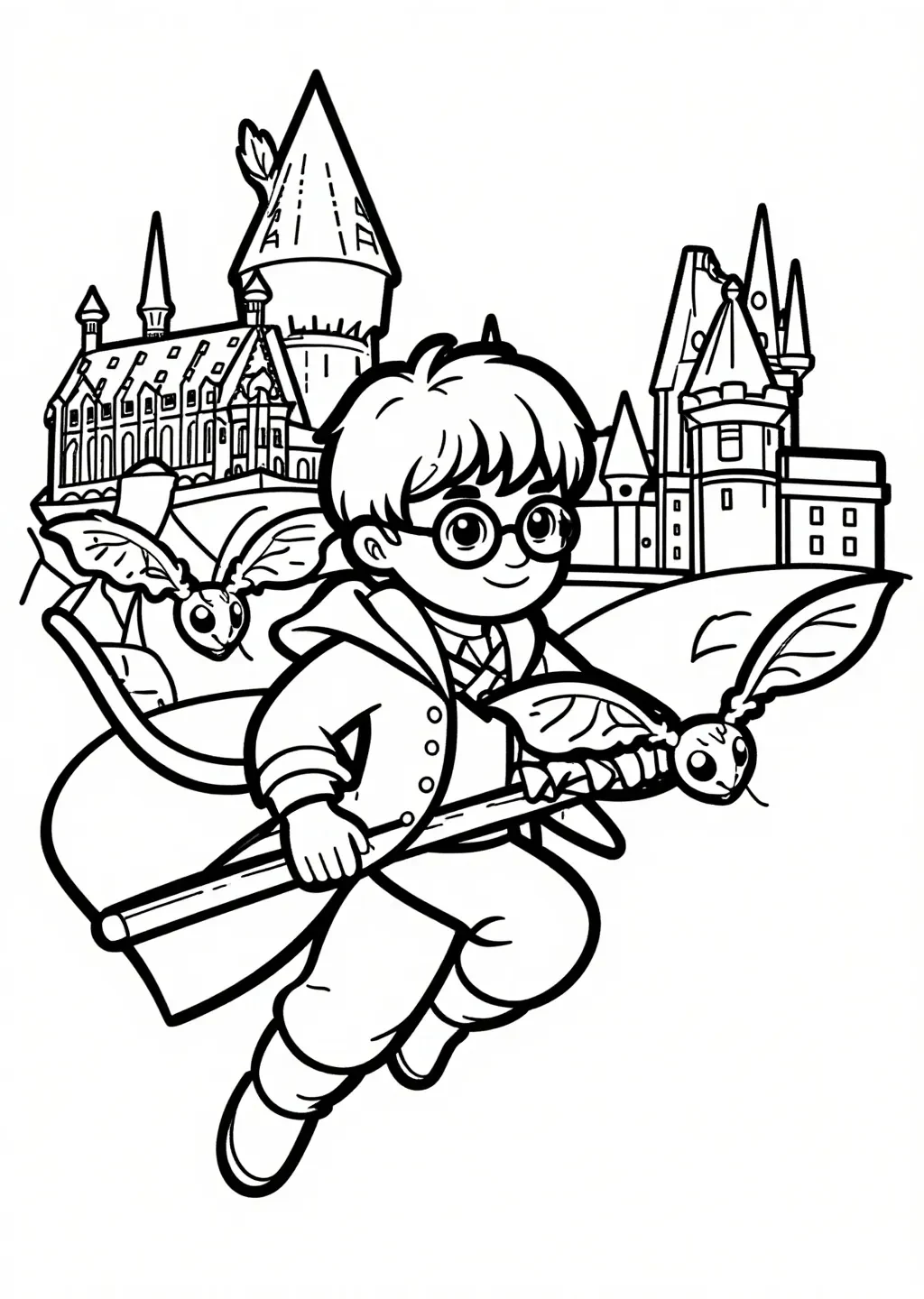 Harry Potter's Quidditch Chase at Hogwarts