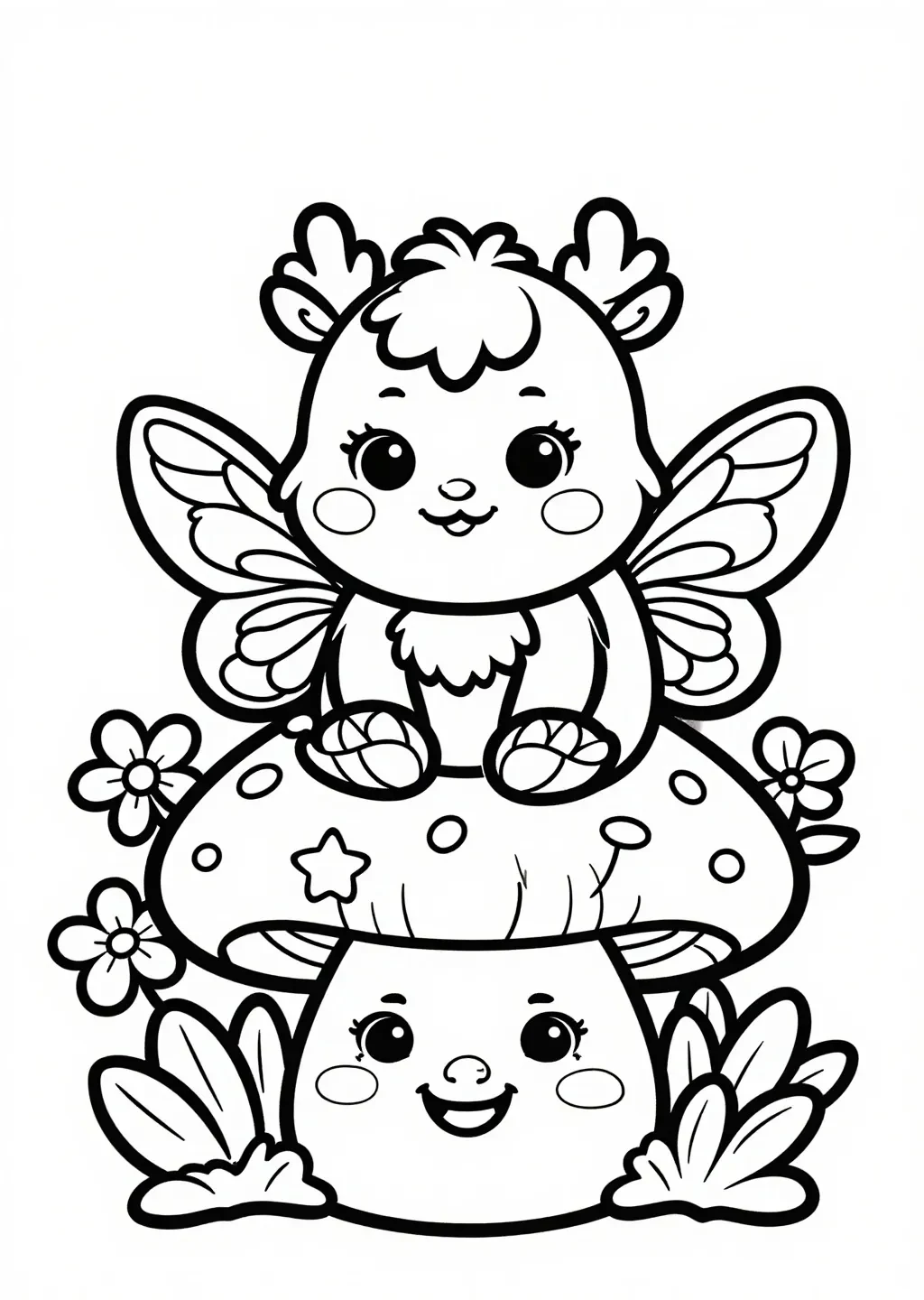 Eme, Criatura Mágica en Hongo Sonriente