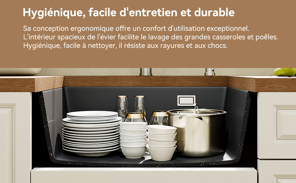 Évier de cuisine en granit