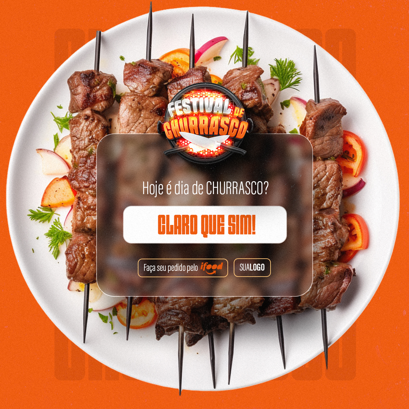 Churrascaria — Hoje é dia de churrasco