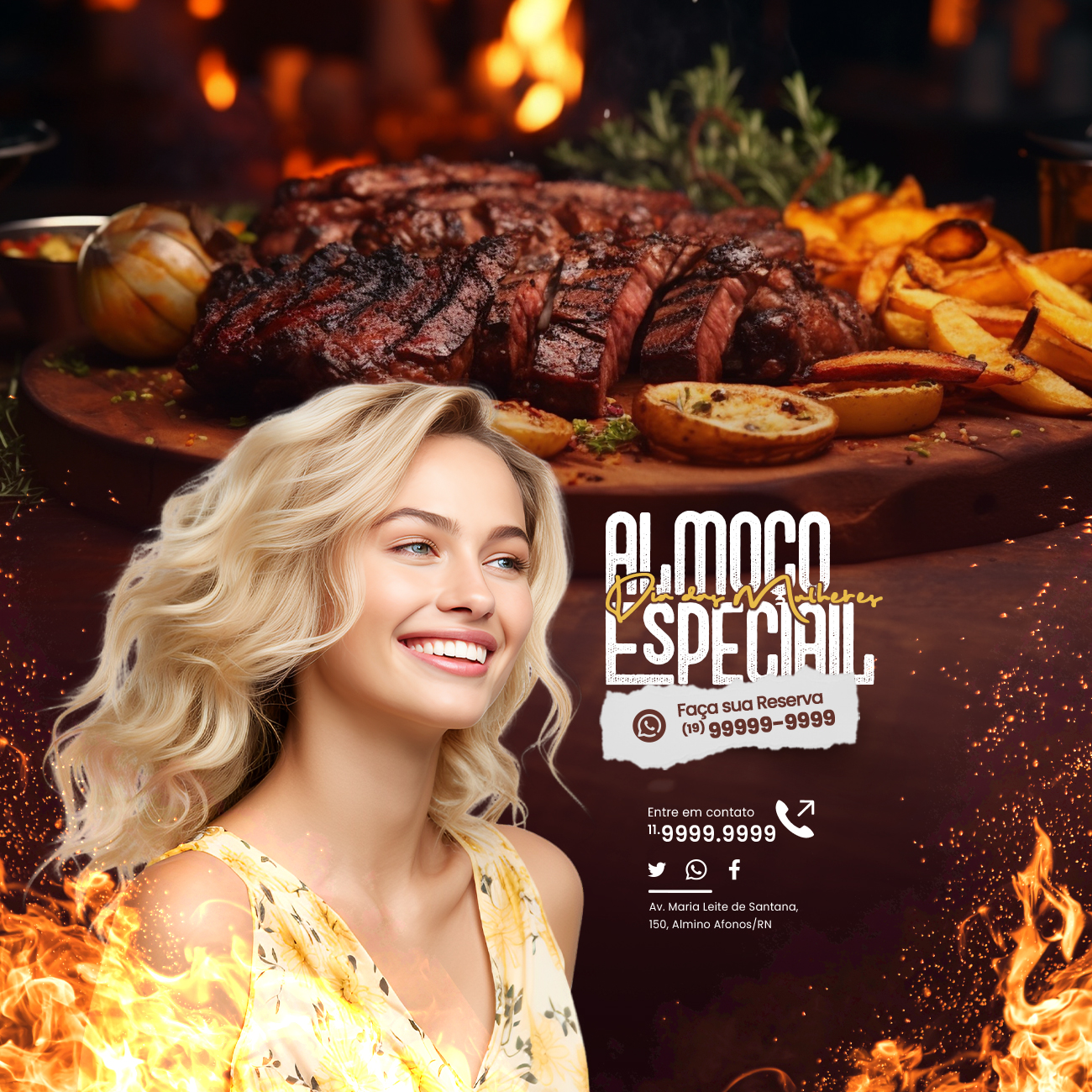 Churrascaria — Almoço especial