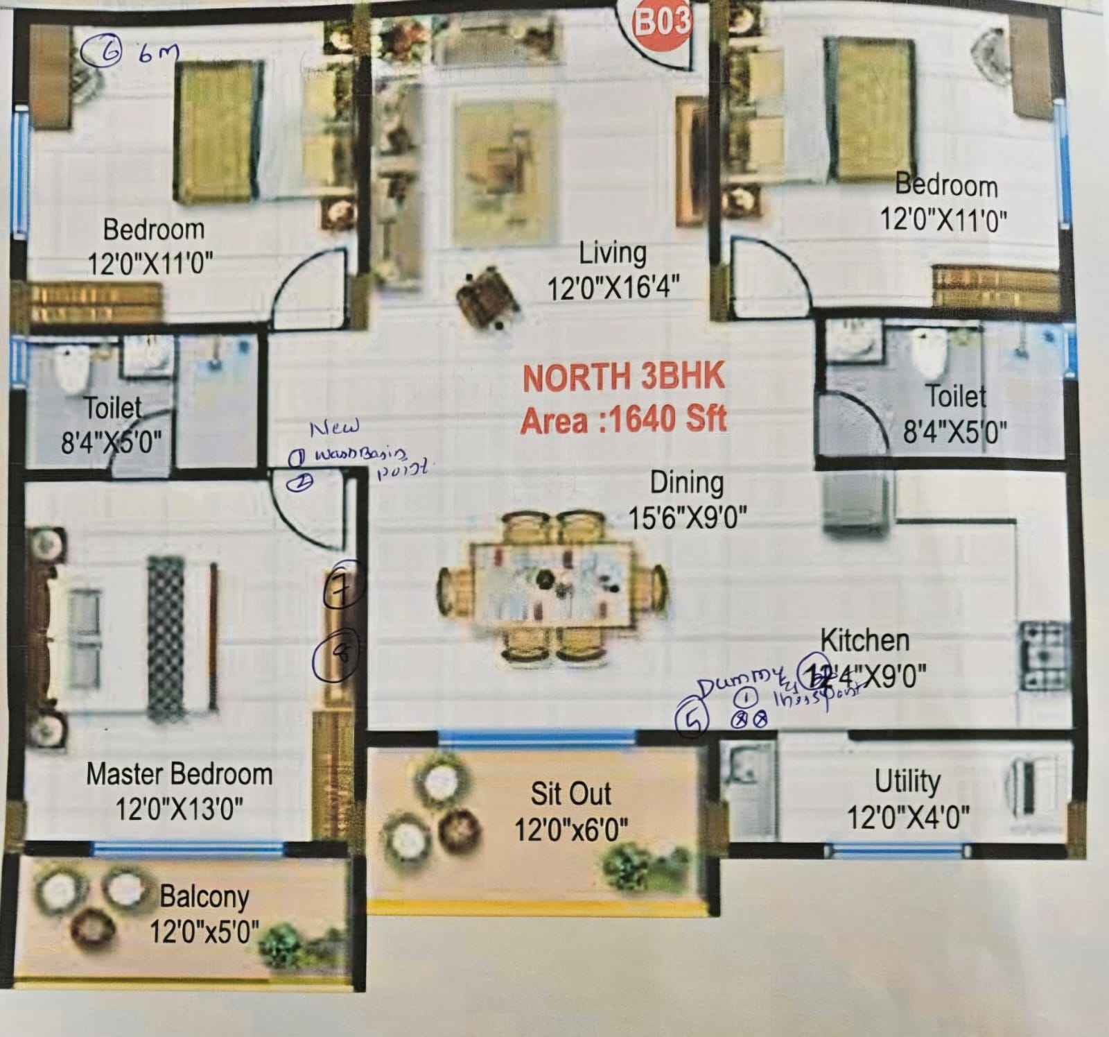 3BHK in Green Edge Signature - 13