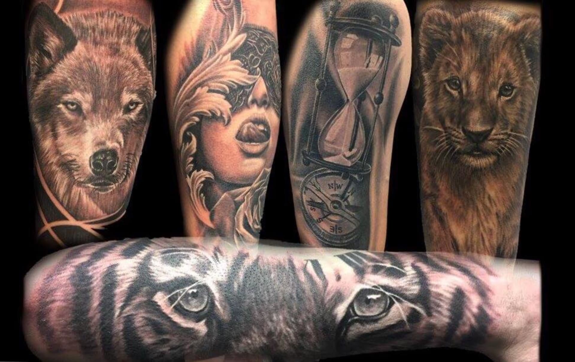 Tattoo work by Prestige Tattoos Oakham